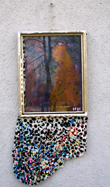 Tabea Adler bildende Kunst Gemälde hinter Glas